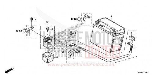 BATTERIE CBR125RTF de 2015